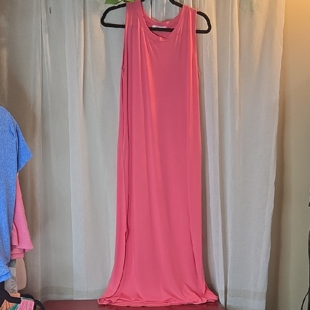 Vibrant Pink Maxi Dress